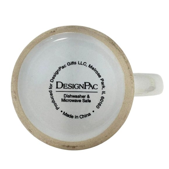 DesignPac Gifts LLC Coffee Mug Cup Red And White Stripe Design 10oz 4 Inch Tall - Picture 7 of 10